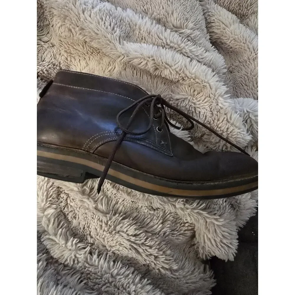 WOLVERINE 1883 Francisco Brown Chukka Boot Men 8.5 W00768 Leather Boots Lace Up